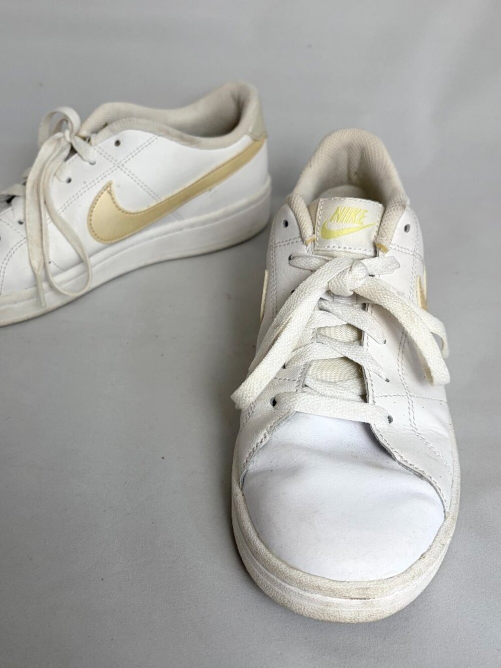 Nike Air Force 1 with a pretty pearl swoosh